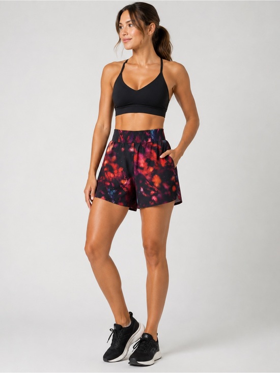 lululemon athletica Pants - #532 NWT Lululemon Team Canada Swift HR Short 6.5” Graphic Multi M